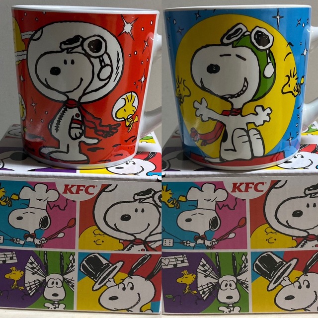 SNOOPY(スヌーピー)のKFC スヌーピー マグ インテリア/住まい/日用品のキッチン/食器(グラス/カップ)の商品写真