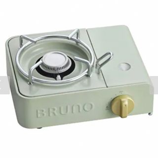 ブルーノ(BRUNO)のBRUNO カセットコンロミニ グリーン BOE094-GR(その他)