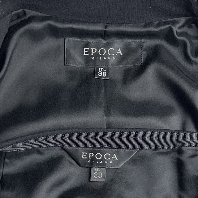 EPOCA(エポカ)のエポカ　フォーマル　スカート　セットアップスーツ　ブラック　３８　美品 レディースのフォーマル/ドレス(スーツ)の商品写真