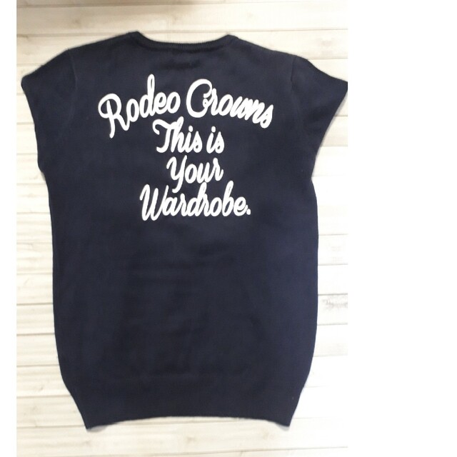 RODEO CROWNS(ロデオクラウンズ)のロデオクラウンズMサイズニットネイビー レディースのトップス(ニット/セーター)の商品写真