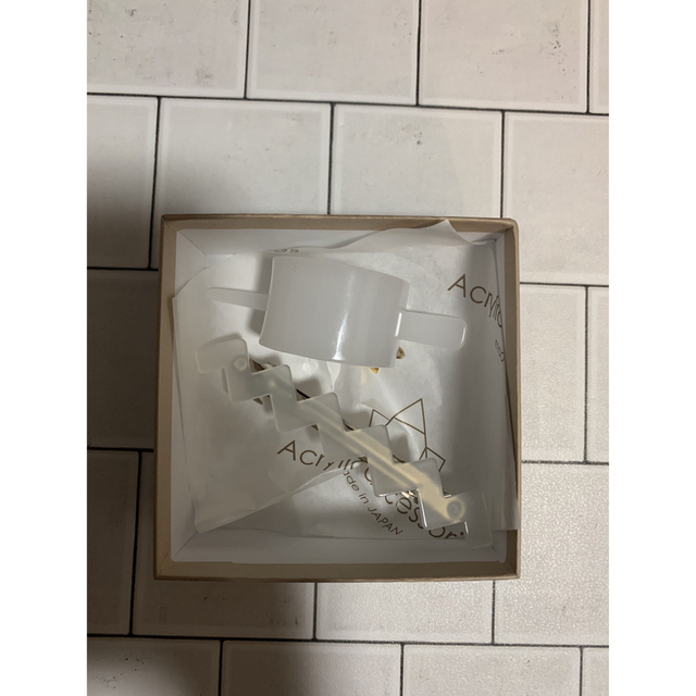 専用◆sAn サジェステ　large ホワイト レディースのヘアアクセサリー(バレッタ/ヘアクリップ)の商品写真