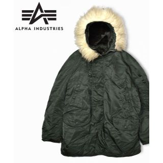 アルファインダストリーズ(ALPHA INDUSTRIES)のUSA製 ALPHA INDUSTRIES N-3B フライトジャケット M(フライトジャケット)