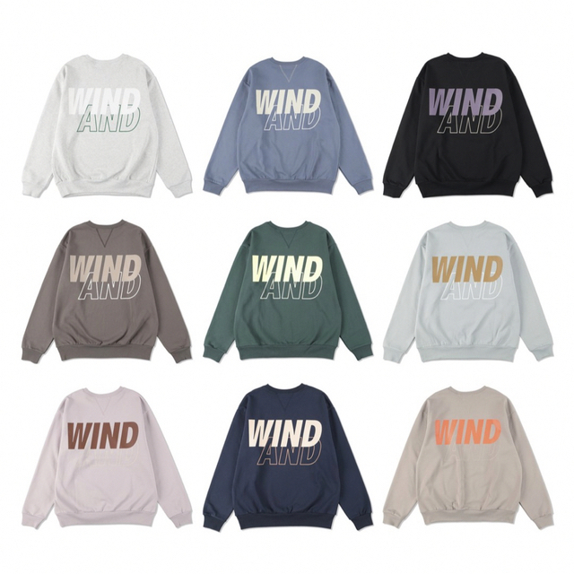 抽選商品WIND AND SEA CREW NECK / CHARCOAL