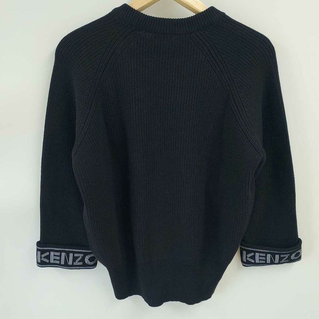 KENZO(ケンゾー)の【未使用】ケンゾー SPORT COMFORT SWEAT M ブラック レディース KENZO セーター ニット 長袖 ロゴ トップス K02 P186 2TO49681499 レディースのトップス(その他)の商品写真