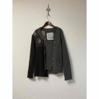 ネストローブ(nest Robe)の美品 gasa ウールニット チャコールグレー系 native villge(ニット/セーター)