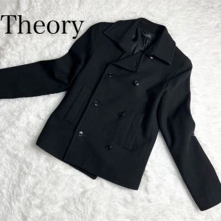 美品【theory/セオリー】ピーコート カシミア ネイビー 小さいサイズ 美品【theory/セオリー】ピーコート カシミア ネイビー 小さいサイズ