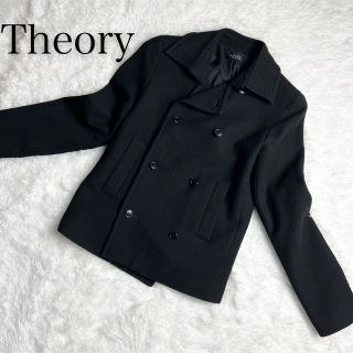 セオリー(theory)のTheory セオリー　Ｐコート　ピーコート　レディースS〜Mサイズ　美品(ピーコート)