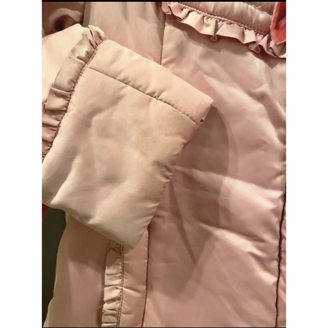 Shirley Temple(シャーリーテンプル)のシャーリーテンプル ピンク コート ダウン キッズ/ベビー/マタニティのキッズ服女の子用(90cm~)(コート)の商品写真