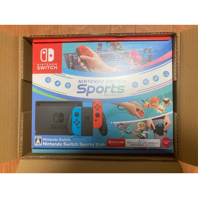 Nintendo Switch(ニンテンドースイッチ)のNintendo Switch本体　Sportsセット　新品未開封品 エンタメ/ホビーのゲームソフト/ゲーム機本体(家庭用ゲーム機本体)の商品写真