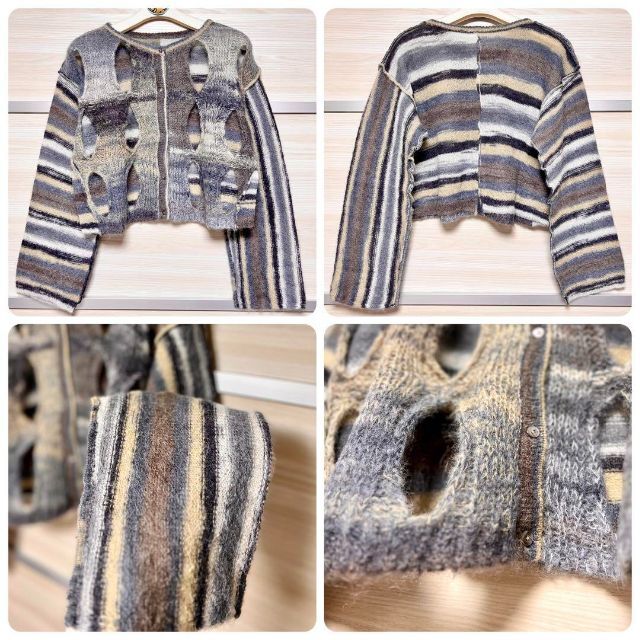 Tie-dyed Mohair Cropped Cardiganの通販 by ほぼ全品即日発送😊｜ラクマ