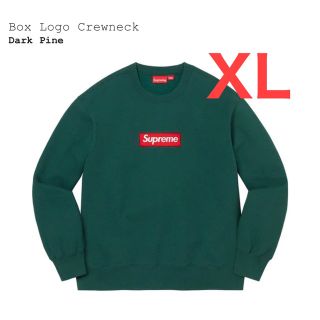 シュプリーム(Supreme)のSupreme Box Logo Crewneck Dark Pine XL(スウェット)