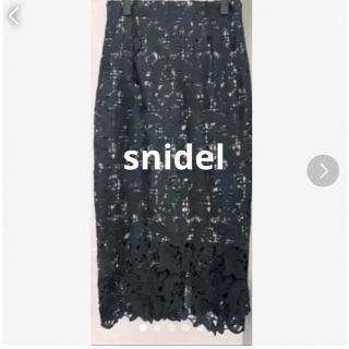 スナイデル(SNIDEL)のスナイデル　snidel レース　チェックタイトスカート(ひざ丈スカート)