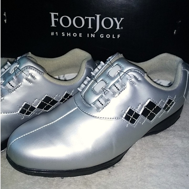 高価買蔵 【美品】ゴルフシューズ FootJoyレディース シューズ