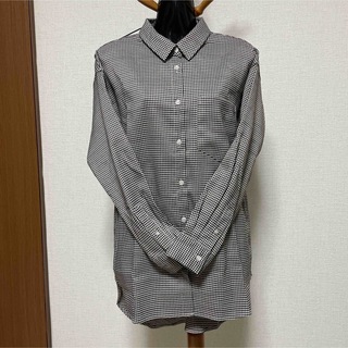 イチ(ichi)のICHI ロングシャツ チュニック チェックシャツ(シャツ/ブラウス(長袖/七分))