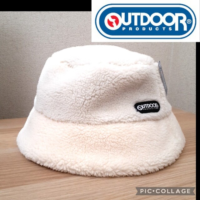 OUTDOOR(アウトドア)のトレンド　アウトドア　バケットハット　バケハ　ボアハット　白　レディース　メンズ レディースの帽子(ハット)の商品写真