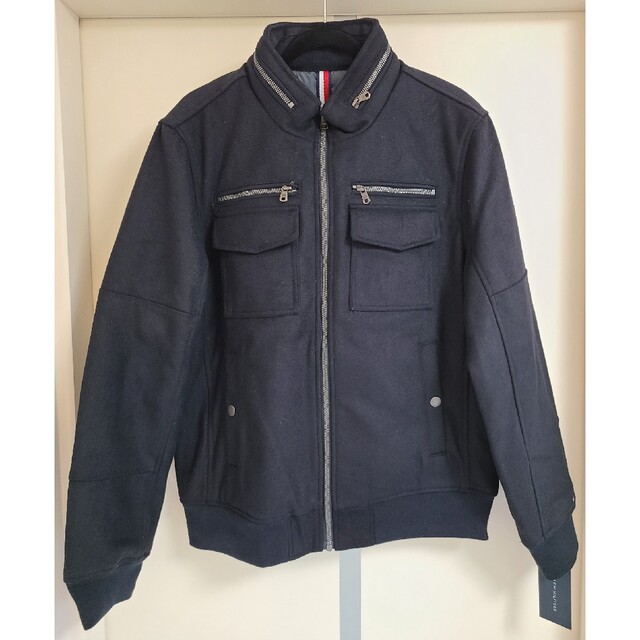 新品未使用☆Tommy Hilfiger☆ウールジャケット Black ブラック 少し