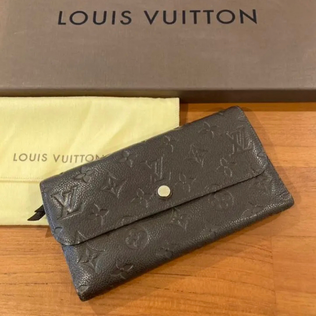 LOUIS VUITTON(ルイヴィトン)のヴィトン 長財布 モノグラム アンプラント 小銭入れ ブラウン メンズのファッション小物(長財布)の商品写真