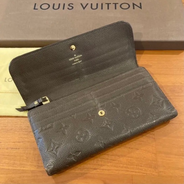 LOUIS VUITTON(ルイヴィトン)のヴィトン 長財布 モノグラム アンプラント 小銭入れ ブラウン メンズのファッション小物(長財布)の商品写真