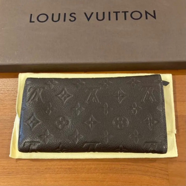 LOUIS VUITTON(ルイヴィトン)のヴィトン 長財布 モノグラム アンプラント 小銭入れ ブラウン メンズのファッション小物(長財布)の商品写真