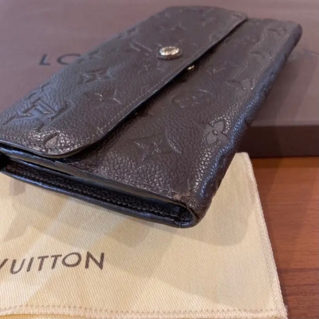 LOUIS VUITTON(ルイヴィトン)のヴィトン 長財布 モノグラム アンプラント 小銭入れ ブラウン メンズのファッション小物(長財布)の商品写真