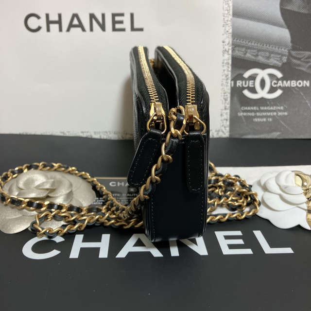 CHANEL(シャネル)の専用♡美品♡シャネル チェーンウォレットショルダー バッグ フィリグリ 正規品 レディースのバッグ(ショルダーバッグ)の商品写真