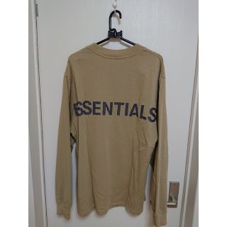 フィアオブゴッド(FEAR OF GOD)のESSENTIALS FEAR OF GOD ベージュ ロンT(Tシャツ/カットソー(七分/長袖))