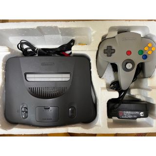 ニンテンドー64 本体 一式 Nintendo 64 おまけソフト付きエンタメ/ホビー