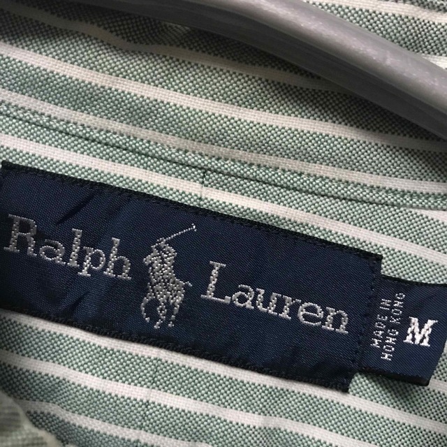 Ralph Lauren(ラルフローレン)の【希少】ラルフローレン Ralph ストライプシャツ M 古着 オックスフォード メンズのトップス(シャツ)の商品写真