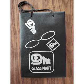 プラ袋　GLASSMART　黒(ショップ袋)