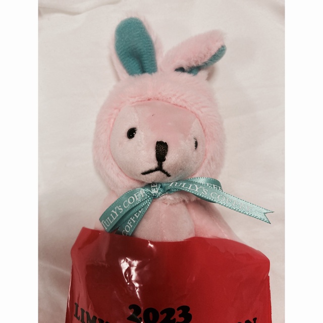 タリーズ　2023 福袋　ハッピーバッグ　ウサギ　うさぎ エンタメ/ホビーのおもちゃ/ぬいぐるみ(ぬいぐるみ)の商品写真