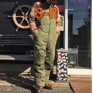 Air-Crewman O.D Overall オーバーオール S-R