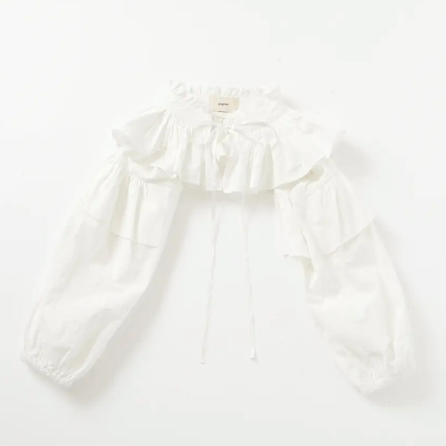 EDIT.FOR LULU(エディットフォールル)のpapier holder blouse white レディースのアクセサリー(つけ襟)の商品写真