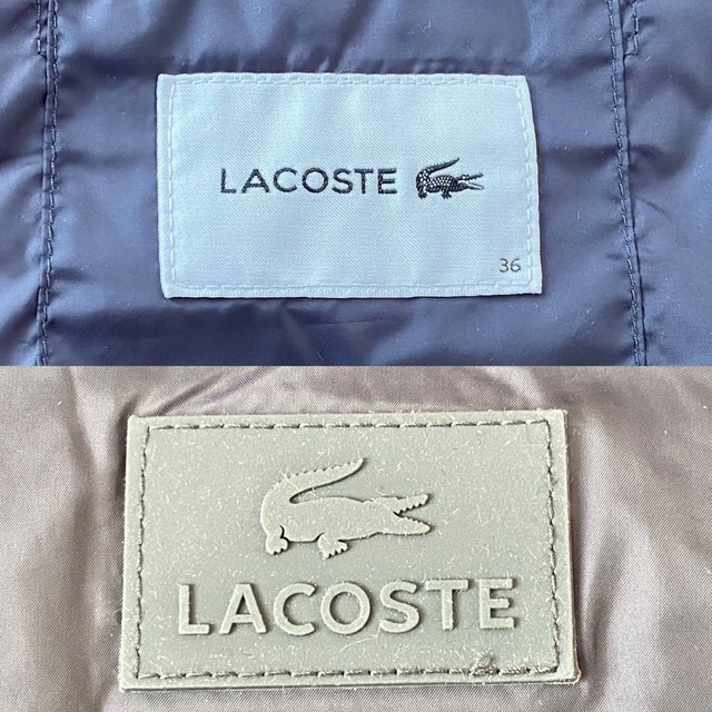 LACOSTE(ラコステ)のLACOSTE ダウンジャケット 36(S) ブラック系 レディースのジャケット/アウター(ダウンジャケット)の商品写真