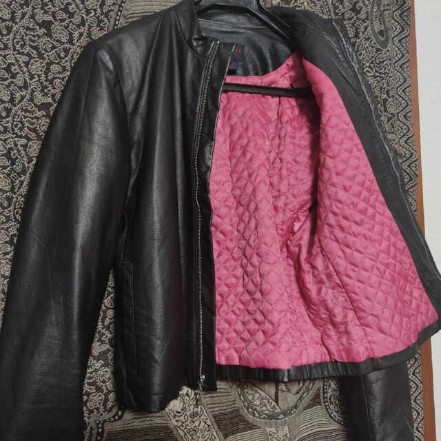 Ralph Lauren(ラルフローレン)のラルフローレン革ジャン レディースのジャケット/アウター(ライダースジャケット)の商品写真
