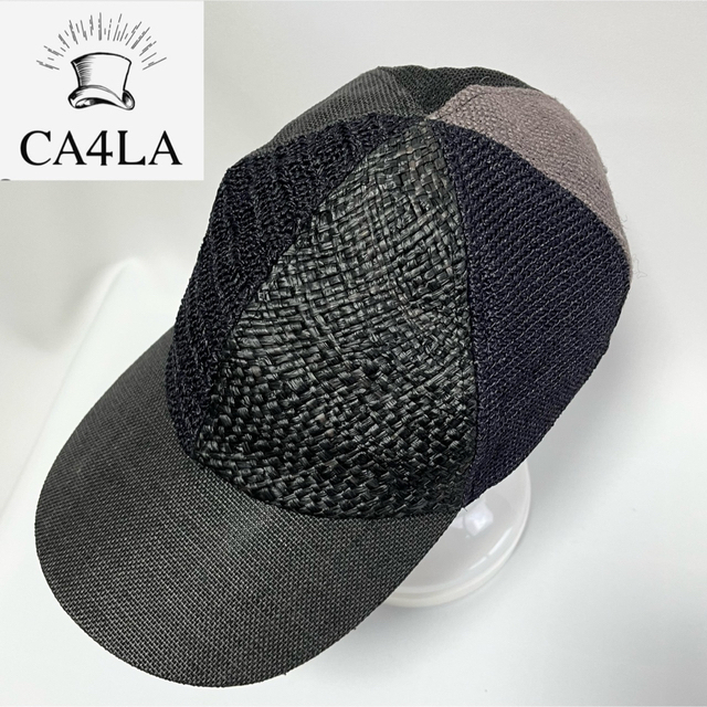 CA4LA(カシラ)の【新品】CA4LA カシラ 日本製 大人のシックなカラー 異素材6パネルキャップ メンズの帽子(キャップ)の商品写真