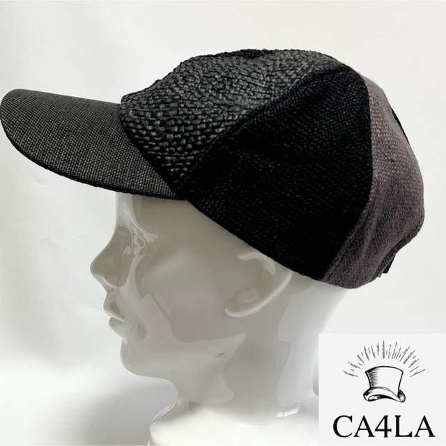 CA4LA(カシラ)の【新品】CA4LA カシラ 日本製 大人のシックなカラー 異素材6パネルキャップ メンズの帽子(キャップ)の商品写真