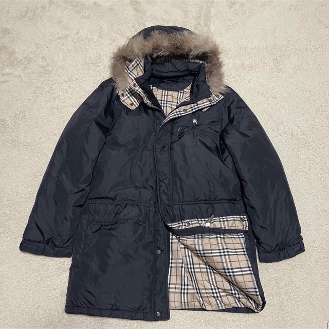 BURBERRY BLACK LABEL(バーバリーブラックレーベル)のBURBERRY BLACKLABEL☆ノバチェック　ダウン　ジャケット　コート メンズのジャケット/アウター(ダウンジャケット)の商品写真