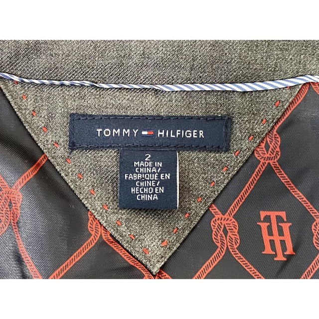TOMMY HILFIGER(トミーヒルフィガー)のトミーヒルフィガー テーラードジャケット グレー 2(M) レディースのジャケット/アウター(テーラードジャケット)の商品写真
