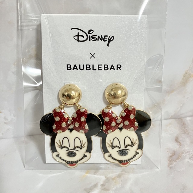 オータムセール Disney×Baublebar コラボ ミッキー ミニー ピアス