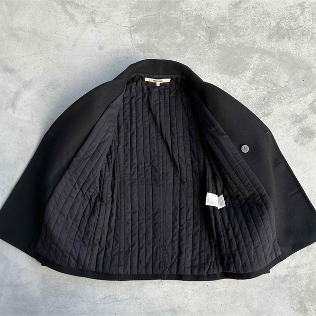 FACTOTUM(ファクトタム)の美品 FACTOTUM ファクトタム ピーコート メルトン 日本製 46 メンズのジャケット/アウター(ピーコート)の商品写真