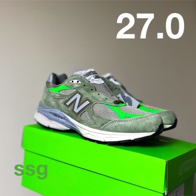 Patta x New Balance 990v3 (Olive) 27.0