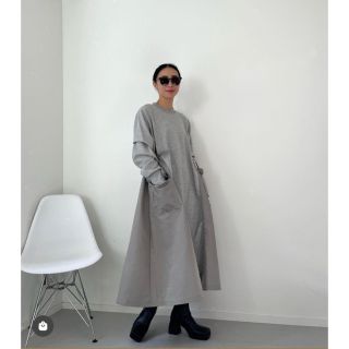 ビューティアンドユースユナイテッドアローズ(BEAUTY&YOUTH UNITED ARROWS)のMARIAサイドパネルワンピース新品タグ付き(ロングワンピース/マキシワンピース)