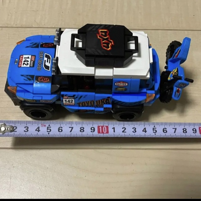 ラスト1 fjクルーザー fj cruiser バイク付きブロック レゴ好きに