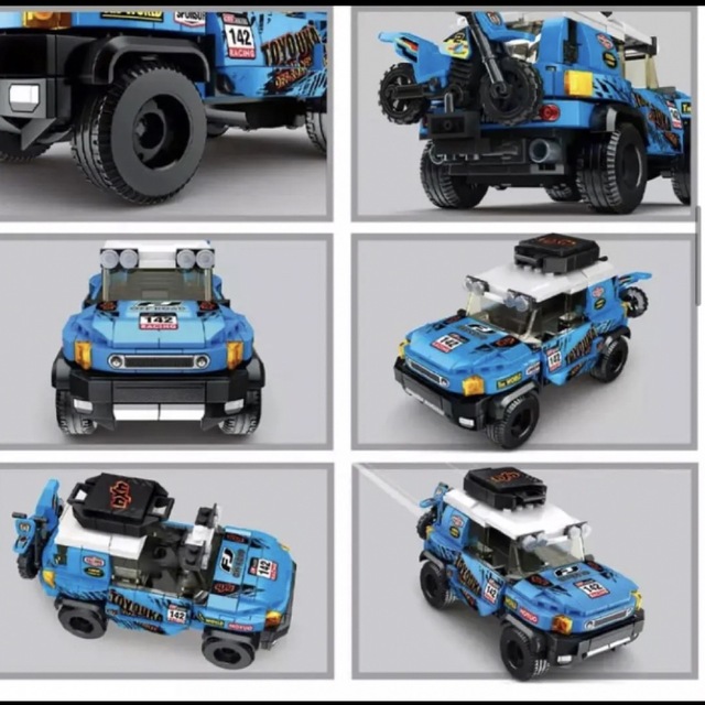 ラスト1 fjクルーザー fj cruiser バイク付きブロック レゴ好きに