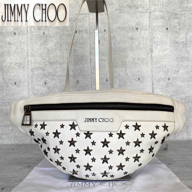 JIMMY CHOO ジミーチュウ DERRY デリー ボディーバック - 通販
