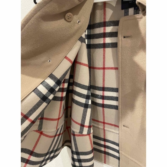 BURBERRY(バーバリー)のバーバリー ロンドン ポンチョ ウール コート ケープ 裏チェック レディース レディースのジャケット/アウター(ポンチョ)の商品写真