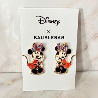 ディズニー(Disney)の【再入荷！】日本未発売 ディズニー × バウブルバー コラボピアス ミニー(ピアス)