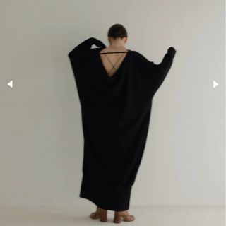 アメリヴィンテージ(Ameri VINTAGE)のS.様専用back drape knit dress(ロングワンピース/マキシワンピース)