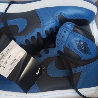 未使用Nike Air Jordan 1 Dark Marina Blue 26(スニーカー)
