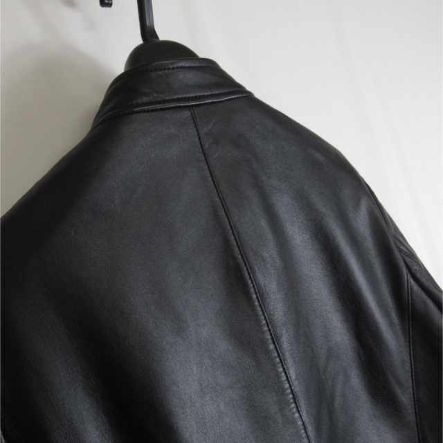 UNITED ARROWS(ユナイテッドアローズ)の専用 UNITED ARROWS 羊革 レザー ライダース ジャケット 黒 レディースのジャケット/アウター(ライダースジャケット)の商品写真